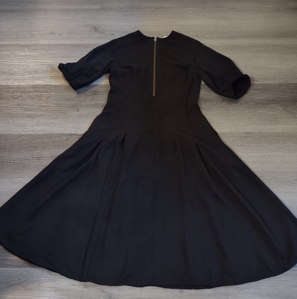 Nordstrom Black Basic Midi Dress